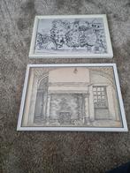 Twee ingelijste tekeningen, Ophalen