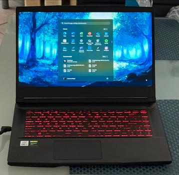Game Laptop van MSI. Type: GF63 thin 10SCXR i7 + Nvidia GTX beschikbaar voor biedingen