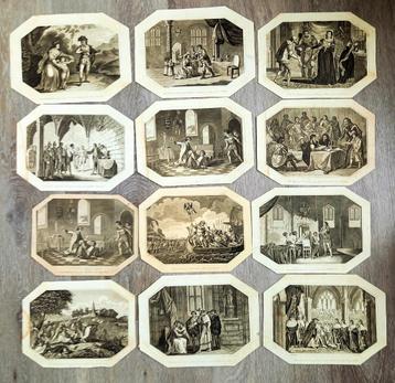 12 gravures oa Jane Shore Witchcraft Edward killing assassin beschikbaar voor biedingen