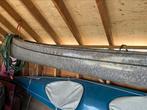 Gatz Canadese kano Mohawk 5,,25 m lang,met groen dekzeil!, Watersport en Boten, Kano's, Canadese kano of Open kano, Zo goed als nieuw