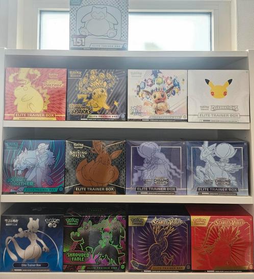 Diversen Pokemon elite trainer boxen, Hobby en Vrije tijd, Verzamelkaartspellen | Pokémon, Nieuw, Ophalen of Verzenden