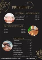 (Hotstone)Massage, cupping ontharing., Ophalen of Verzenden, Nieuw, Verzorging