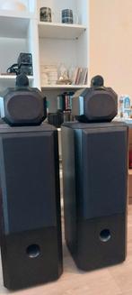 Mooie B&W 802 SERIES 2 in ZWART, Zo goed als nieuw, 120 watt of meer, Front, Rear of Stereo speakers, Ophalen