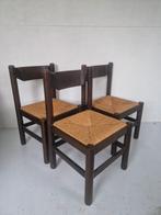 3 vintage stoelen in de stijl van vico magistretti design., Ophalen, Twee, Onbekend, Onbekend