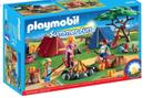 Playmobil Tentenkamp met kampvuur - 6888, Ophalen of Verzenden, Zo goed als nieuw, Complete set