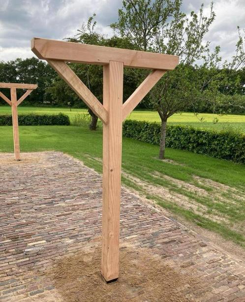 Waslijnpalen douglashout tuin terras 12x12 cm, Tuin en Terras, Palen, Balken en Planken, Nieuw, Palen, 250 cm of meer, Ophalen of Verzenden