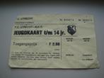 F.C. Utrecht - N.E.C. voetbalkaartje seizoen 1981 / 1982 49., Verzenden, Gebruikt, F.C. Utrecht, Overige typen