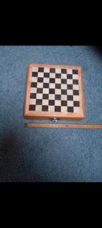 Vintage Schaakspel Marmer/Hout 32 stukken, Ophalen of Verzenden