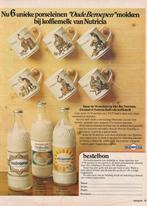 Retro reclame 1972 Nutricia Nutroma mokken bekers, Verzenden, Overige typen