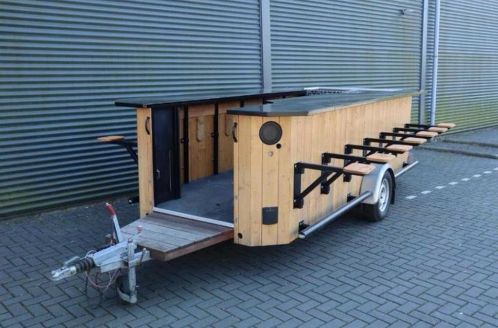 Mobiele BBQ Bar, Tuin en Terras, Gasbarbecues, Ophalen