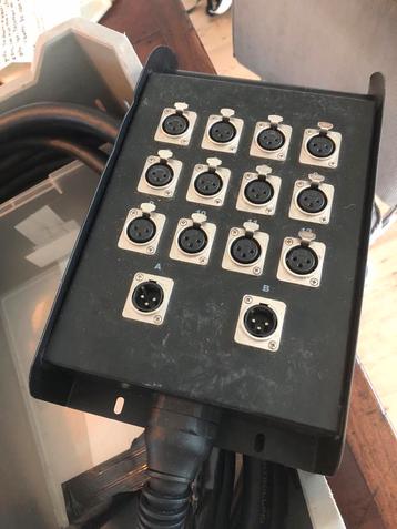 Stagesnake/multikabel XLR 12-2 6,5 mtr beschikbaar voor biedingen
