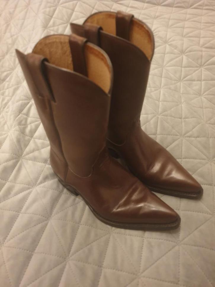 Sancho laarzen maat 41, Kleding | Dames, Schoenen, Zo goed als nieuw, Hoge laarzen, Bruin, Ophalen