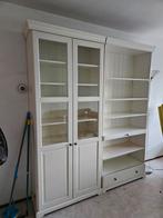 Witte boekenkast combinatie, Ophalen, 150 tot 200 cm, Zo goed als nieuw, Modern