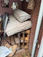 Gratis palletbank/pallets inclusief kussens, Ophalen, Gebruikt