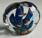 Murano glazen Aquarium presse papier, Ophalen of Verzenden