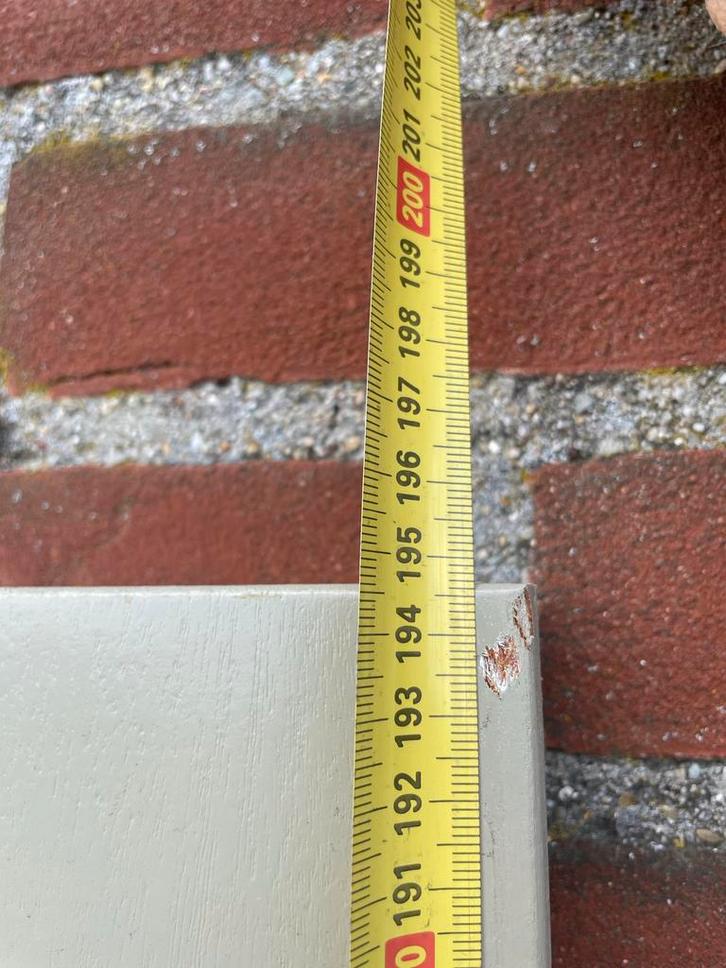 Hardhouten Achterdeur - Stevig en Betrouwbaar, Doe-het-zelf en Verbouw, Deuren en Horren, Nieuw, Buitendeur, 200 tot 215 cm, 80 tot 100 cm