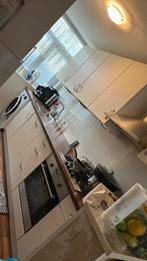 Beige keuken incl apparatuur, Huis en Inrichting, Keuken | Complete keukens, Ophalen, Enkelwandige keuken, Zo goed als nieuw, Crème