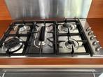 smeg fornuis GKC95 -3NLK  5 pits inbouw gasfornuis te koop, Witgoed en Apparatuur, Fornuizen, Ophalen, Gebruikt, 60 cm of meer