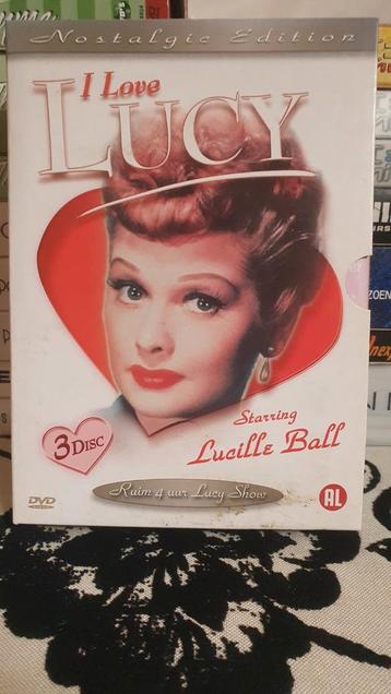 I love Lucy- 3 disk ruim 4 uur Lucy Show, incl.verzendkosten beschikbaar voor biedingen