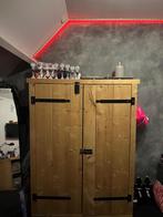 Complete tienerkamer steigerhout/ eenpersoons, Huis en Inrichting, Ophalen, Zo goed als nieuw, Tweepersoons