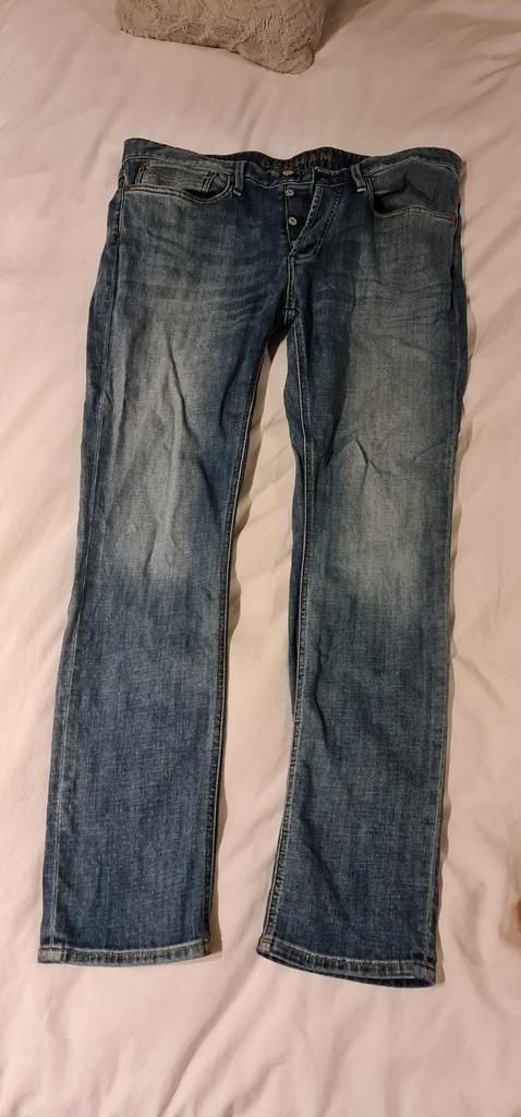 Denham jeans razor slim fit W36 L32 blauw, Kleding | Heren, Spijkerbroeken en Jeans, Zo goed als nieuw, Blauw, Ophalen of Verzenden