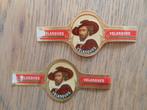 Te koop: 2 Sigarenbandjes Velasques, Ophalen of Verzenden, Zo goed als nieuw, Sigarenbandjes