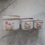 Wild flowers wildflower mini potjes bloemen floral vintage, Ophalen of Verzenden