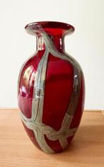 Hele mooi zware Mdina Malta glazen vaas, Verzenden