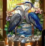 Raamhanger reiger ( kleurrijk ), Tuin en Terras, Tuinwanddecoratie, Verzenden, Nieuw