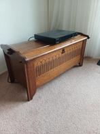 Houten TV Kast met Klep - Vintage Stijl, Ophalen of Verzenden