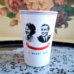 Royal Sphinx, herdenkingsbeker huwelijk Beatrix en Claus, Verzamelen, Ophalen of Verzenden, Zo goed als nieuw, Nederland, Servies