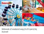 Weekend of midweek duinrell voor 329 euro, Drie personen of meer, Kortingskaart