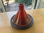 Le Creuset Tajine 31cm, Ophalen of Verzenden, Zo goed als nieuw, Gietijzer, Koekenpan of Braadpan