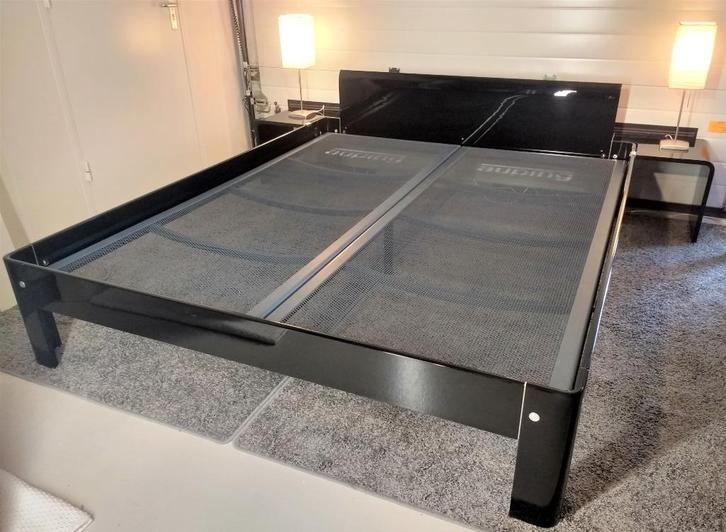 Prachtige, zwarte Auping Auronde! Gratis bezorgen en mont!, Huis en Inrichting, Slaapkamer | Bedden, Zo goed als nieuw, Tweepersoons