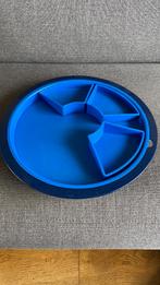 Tupperware schaal met bakjes, Ophalen of Verzenden, Gebruikt, Blauw, Schaal