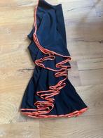 Flamencorok -  stola, Zelfgemaakt, Oranje, Gedragen, Onder de knie