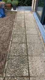 Terrastegels (grinttegels), Tuin en Terras, Tegels en Klinkers, Beton, Gebruikt, Ophalen, Terrastegels