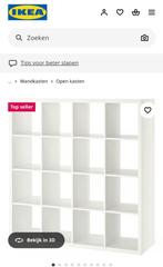 Ikea kallax 4x4, Huis en Inrichting, Kasten | Wandmeubels, Ophalen, 100 tot 150 cm, Zo goed als nieuw, Minder dan 150 cm