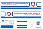 Vrachtauto decal 1:50 H. Quik Hedel, Nieuw, Overige merken, Bus of Vrachtwagen, Verzenden