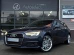Audi A4 Avant 2.0 TFSI Quattro Sport Navi Leder HUD, Auto's, Automaat, Gebruikt, 4 cilinders, Blauw