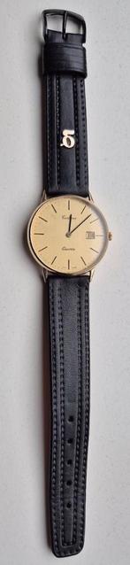 Elegante 14 karaat gouden Certina Quartz herenhorloge., Overige merken, Polshorloge, Ophalen of Verzenden, Goud
