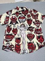 Devil overhemd (heren mannen duivel pentagram shirt hawaii), Kleding | Heren, Overhemden, Verzenden, Nieuw, Wit, Overige halswijdtes