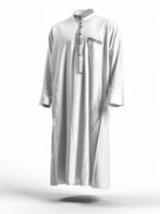 Witte Al-Mumais Heren Thobe -   nieuw, Kleding | Heren, Ophalen of Verzenden, Nieuw, Al-Mumais