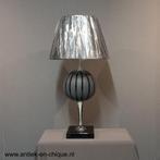 Italiaanse Luigi Greco Design tafellamp, Glas, Ophalen of Verzenden, 50 tot 75 cm