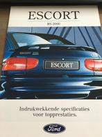 Folder Ford Escort Rs2000, Gelezen, Ophalen of Verzenden, Ford