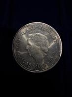 10 Gulden Juliana herrijst, Koningin Juliana, Zilver, Ophalen of Verzenden, Losse munt
