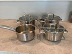 Tefal Pannenset  en diverse andere pannen, Huis en Inrichting, Keuken | Potten en Pannen, Ophalen, Gebruikt, Inductieplaat, Pannenset
