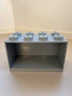 Lego brick Wandschap 8 Noppen - Grijs, Ophalen of Verzenden, Zo goed als nieuw, Wanddecoratie