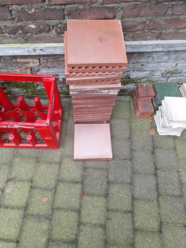 Authentieke Tegels - Restauratieproject, Doe-het-zelf en Verbouw, Tegels, Gebruikt, Vloertegels, Keramiek, 20 tot 40 cm, 20 tot 40 cm