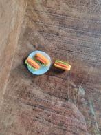 poppenhuis miniaturen 3 worsten broodjes hotdogs, Ophalen of Verzenden, Nieuw, Poppenhuis